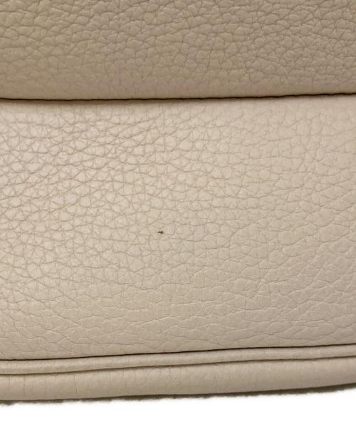 HERMES（エルメス）HERMES (エルメス) ガオ レザーワンショルダーバッグ アイボリーの古着・服飾アイテム