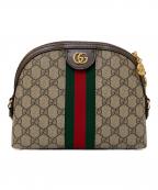 GUCCIグッチ）の古着「シェリーライン オフィディア スモール ショルダーバッグ」｜ブラウン