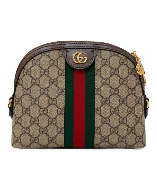 GUCCI（グッチ）GUCCI (グッチ) シェリーライン オフィディア スモール ショルダーバッグ ブラウンの古着・服飾アイテム