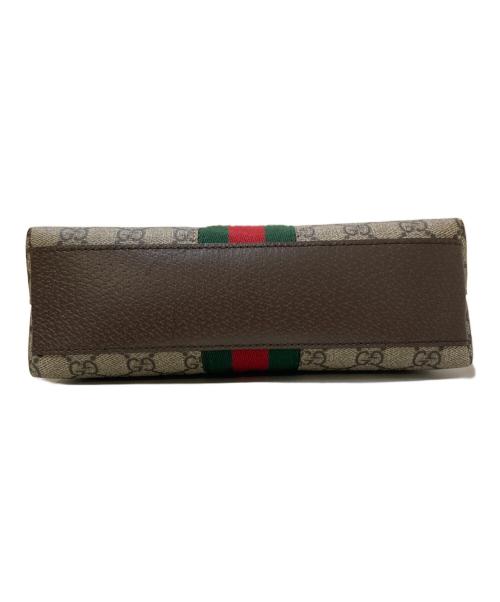 GUCCI（グッチ）GUCCI (グッチ) シェリーライン オフィディア スモール ショルダーバッグ ブラウンの古着・服飾アイテム