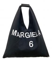 MM6 Maison Margiela（エムエムシックスメゾンマルジェラ）の古着「ロゴプリント ジャパニーズトートバッグ」｜ブラック
