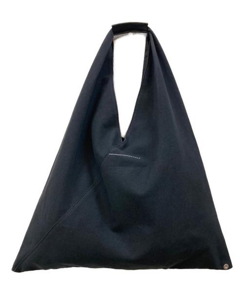 MM6 Maison Margiela（エムエムシックスメゾンマルジェラ）MM6 Maison Margiela (エムエムシックスメゾンマルジェラ) ロゴプリント ジャパニーズトートバッグ ブラックの古着・服飾アイテム