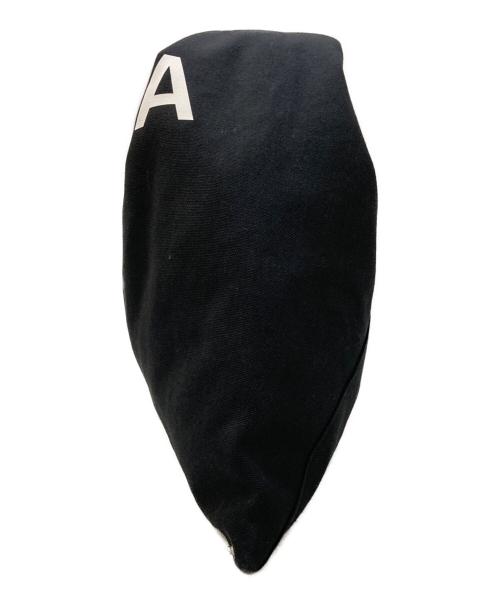 MM6 Maison Margiela（エムエムシックスメゾンマルジェラ）MM6 Maison Margiela (エムエムシックスメゾンマルジェラ) ロゴプリント ジャパニーズトートバッグ ブラックの古着・服飾アイテム