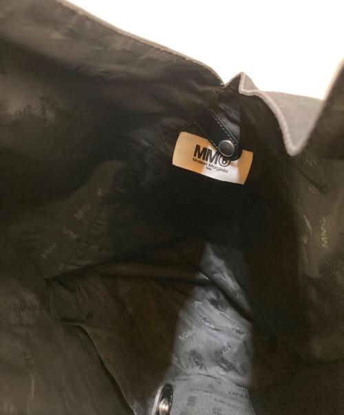 MM6 Maison Margiela（エムエムシックスメゾンマルジェラ）MM6 Maison Margiela (エムエムシックスメゾンマルジェラ) ロゴプリント ジャパニーズトートバッグ ブラックの古着・服飾アイテム