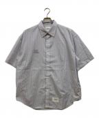 WTAPSダブルタップス）の古着「TXT 01 / SS / CTPL. BROADCLOTH. TEXTILE」｜ブルー×ホワイト