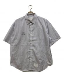 WTAPS（ダブルタップス）の古着「TXT 01 / SS / CTPL. BROADCLOTH. TEXTILE」｜ブルー×ホワイト