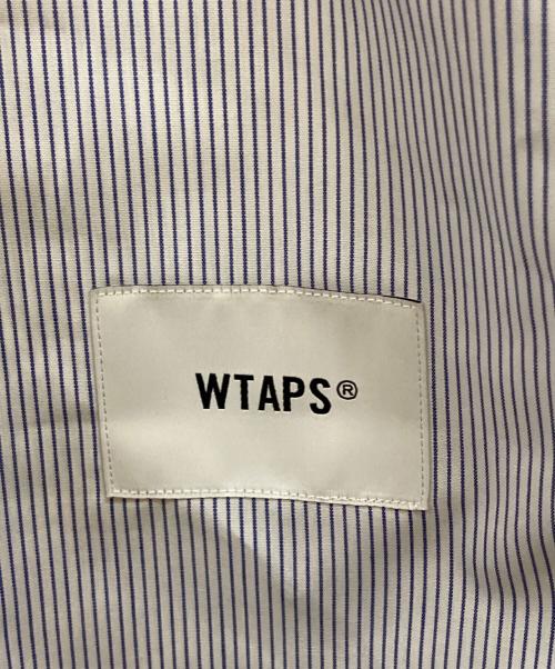 WTAPS（ダブルタップス）WTAPS (ダブルタップス) TXT 01 / SS / CTPL. BROADCLOTH. TEXTILE ブルー×ホワイト サイズ:03 未使用品の古着・服飾アイテム
