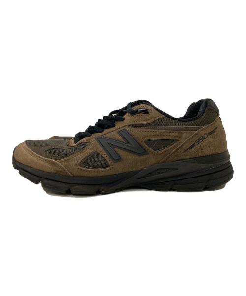 NEW BALANCE（ニューバランス）NEW BALANCE (ニューバランス) M990 ローカットスニーカー ブラウン×カーキ サイズ:27.5㎝の古着・服飾アイテム