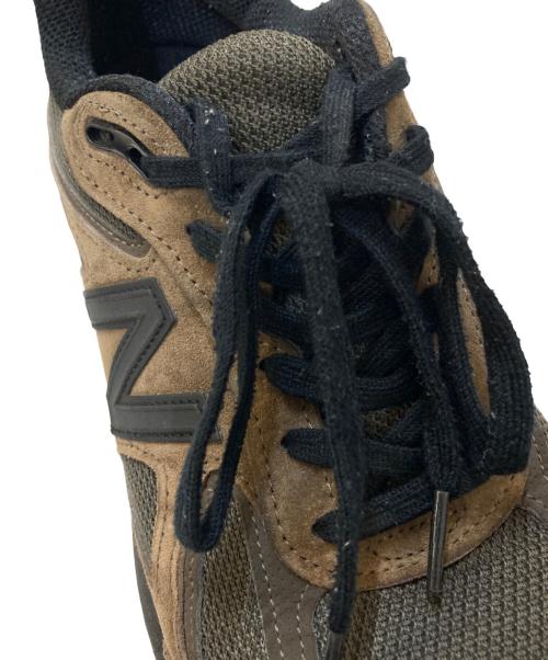 NEW BALANCE（ニューバランス）NEW BALANCE (ニューバランス) M990 ローカットスニーカー ブラウン×カーキ サイズ:27.5㎝の古着・服飾アイテム