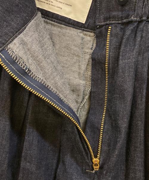 HARVESTY（ハーベスティー）HARVESTY (ハーベスティー) 別注 ライトデニムサーカスパンツ インディゴ サイズ:1の古着・服飾アイテム