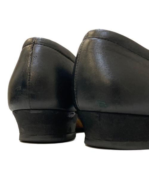 CHANEL（シャネル）CHANEL (シャネル) バレリーナ パールビジュー ストラップ ショートヒールパンプス ブラック サイズ:37 1/2 Cの古着・服飾アイテム