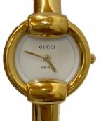 GUCCIグッチ）の古着「1400L バングルリストウォッチ」｜ホワイト