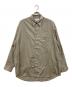 Graphpaper（グラフペーパー）の古着「Silicon Poplin Oversized Regular Collar Shirt」｜ベージュ