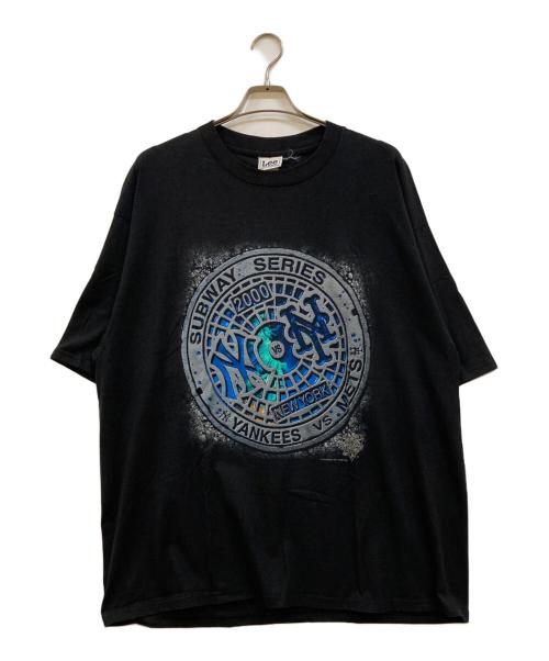 Lee SPORT（リースポーツ）Lee SPORT (リースポーツ) 00’s Subway series TEE ブラック サイズ:XXLの古着・服飾アイテム