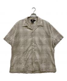 RRL（ダブルアールエル）の古着「90's 半袖オープンカラーチェックシャツ」｜ベージュ