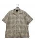RRL（ダブルアールエル）の古着「90's 半袖オープンカラーチェックシャツ」｜ベージュ