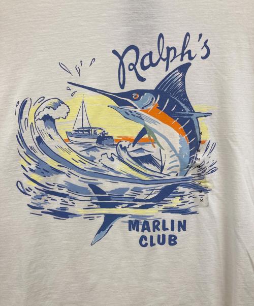 POLO RALPH LAUREN（ポロ・ラルフローレン）POLO RALPH LAUREN (ポロ・ラルフローレン) プリントTシャツ ホワイト サイズ:Ｍ 未使用品の古着・服飾アイテム