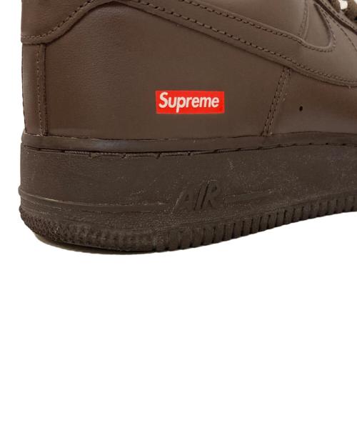 NIKE（ナイキ）NIKE (ナイキ) Supreme (シュプリーム) AIR FORCE1 LOW ブラウン サイズ:26.5㎝の古着・服飾アイテム