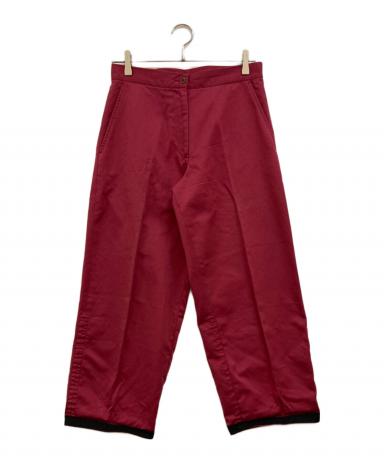 DRIES VAN NOTEN ドリスヴァンノッテン スラックス S 赤 【古着】【中古】【送料無料】 中古・古着通販】DRIES VAN NOTEN (ドリスヴァンノッテン) コットン