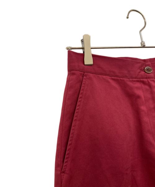 DRIES VAN NOTEN（ドリスヴァンノッテン）DRIES VAN NOTEN (ドリスヴァンノッテン) コットンパンツ レッド サイズ:36の古着・服飾アイテム