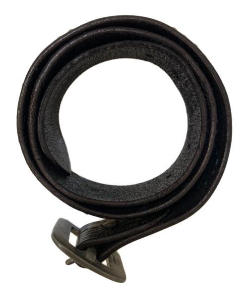 RRL（ダブルアールエル）RRL (ダブルアールエル) コンチョ スタッズレザーベルト ブラウン サイズ:32の古着・服飾アイテム
