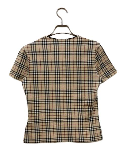 BURBERRY LONDON（バーバリーロンドン）BURBERRY LONDON (バーバリーロンドン) ノバチェックカットソー ベージュ サイズ:1の古着・服飾アイテム