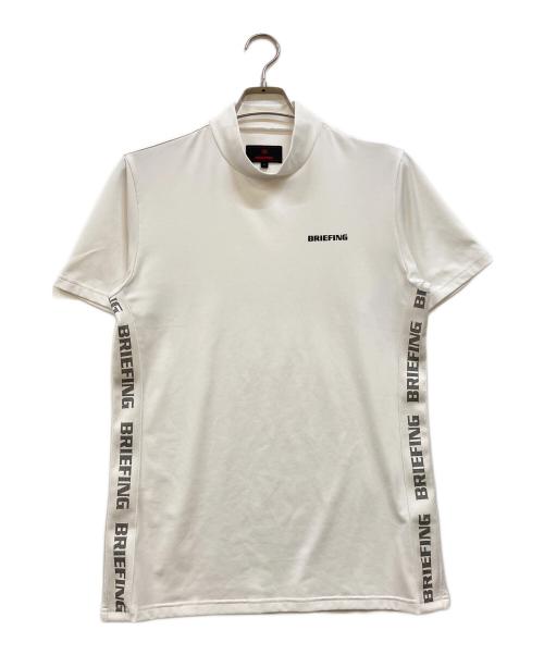BREITLING（ブライトリング）BREITLING (ブライトリング) SIDE LOGO LINE HIGH サイドロゴラインハイネック ホワイト サイズ:Ｍの古着・服飾アイテム