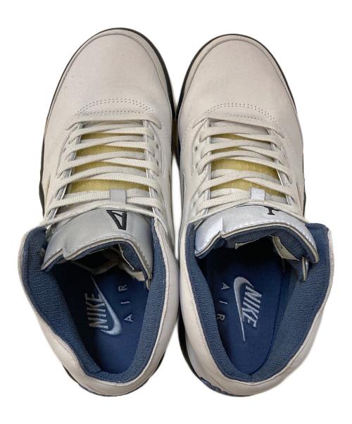 NIKE（ナイキ）NIKE (ナイキ) A Ma Maniere (ア・マ・マニエール) Air Jordan 5 Retro SP Dawn ブルー×ホワイト サイズ:27㎝の古着・服飾アイテム