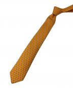 HERMESエルメス）の古着「SILK CRAVATE TWILL TIE」｜オレンジ