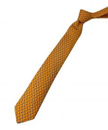 HERMES（エルメス）の古着「SILK CRAVATE TWILL TIE」｜オレンジ
