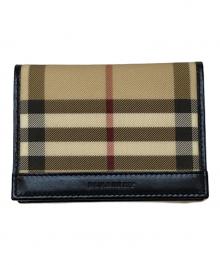 BURBERRY（バーバリー）の古着「ノバチェックカードケース」｜ベージュ