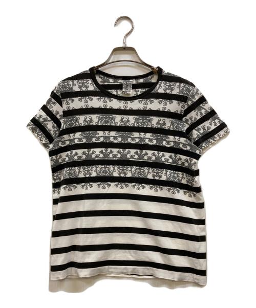 TAO COMME des GARCONS（タオ コムデギャルソン）TAO COMME des GARCONS (タオ コムデギャルソン) ボーダーカットソー ホワイト×ブラック サイズ:Sの古着・服飾アイテム