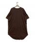 CLOTH&CROSS (クロスアンドクロス) 妄想カフェ/coffeeプリントTシャツワンピース ブラウン サイズ:下記参照：6000円