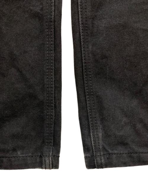 ASAPMODE（エイサップモード）asapmode (エイサップモード) Raw Stacked Loose Fit Jeans ブラック サイズ:XLの古着・服飾アイテム