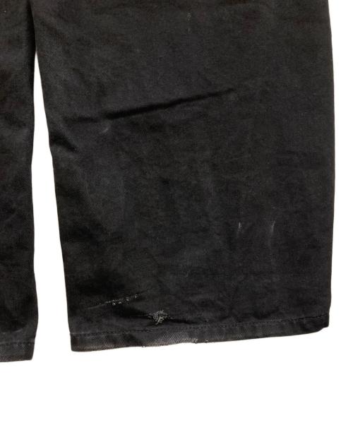 ASAPMODE（エイサップモード）asapmode (エイサップモード) Raw Stacked Loose Fit Jeans ブラック サイズ:XLの古着・服飾アイテム