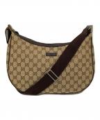 GUCCIグッチ）の古着「GGキャンバスショルダーバッグ」｜ベージュ