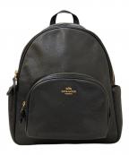 COACHコーチ）の古着「レザーリュック」｜ブラック
