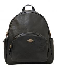 COACH（コーチ）の古着「レザーリュック」｜ブラック