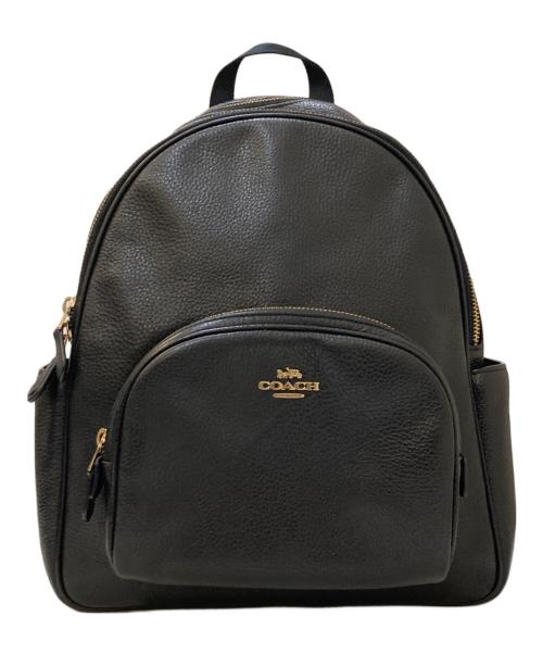 COACH（コーチ）COACH (コーチ) レザーリュック ブラックの古着・服飾アイテム