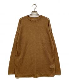 Plage（プラージュ）の古着「Linen/ny long プルオーバー」｜ブラウン