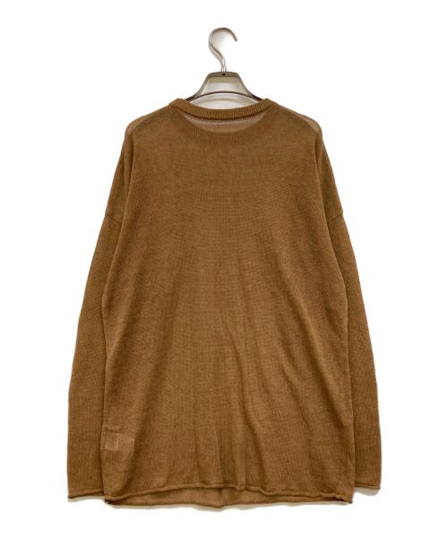 Plage（プラージュ）Plage (プラージュ) Linen/ny long プルオーバー ブラウン サイズ:Ｆの古着・服飾アイテム