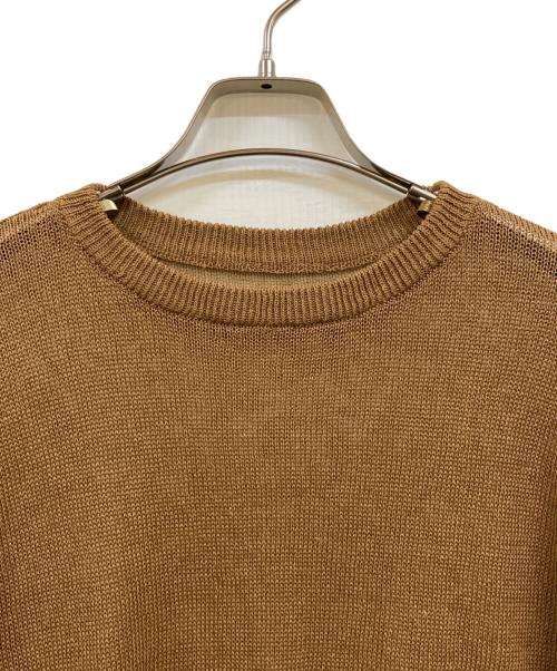 Plage（プラージュ）Plage (プラージュ) Linen/ny long プルオーバー ブラウン サイズ:Ｆの古着・服飾アイテム
