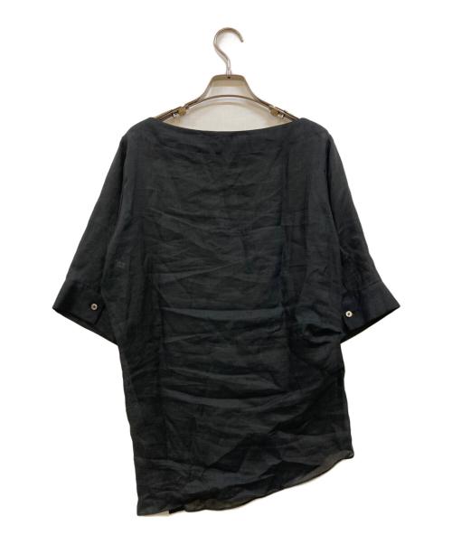 Plage（プラージュ）Plage (プラージュ) R’IAM スリットボタンブラウス 2 ブラック サイズ:Ｆの古着・服飾アイテム
