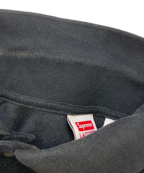 SUPREME（シュプリーム）Supreme (シュプリーム) LACOSTE LIVE (ラコステライブ) L/S Jersey Polo ブラック サイズ:Ｍの古着・服飾アイテム