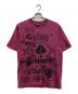 stussy（ステューシー）の古着「SKULLS PIGMENT DYED TEE」｜ピンク