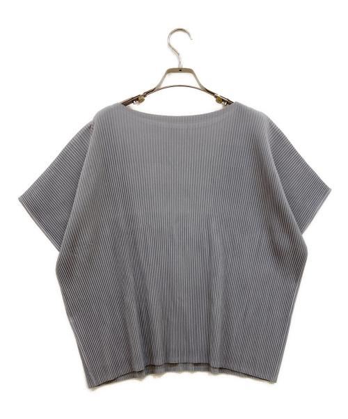 PLEATS PLEASE（プリーツプリーズ）PLEATS PLEASE (プリーツプリーズ) プリーツブラウス グレー サイズ:3の古着・服飾アイテム