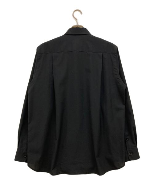 sacai（サカイ）sacai (サカイ) ブラックプリーツシャツ ブラック サイズ:2の古着・服飾アイテム