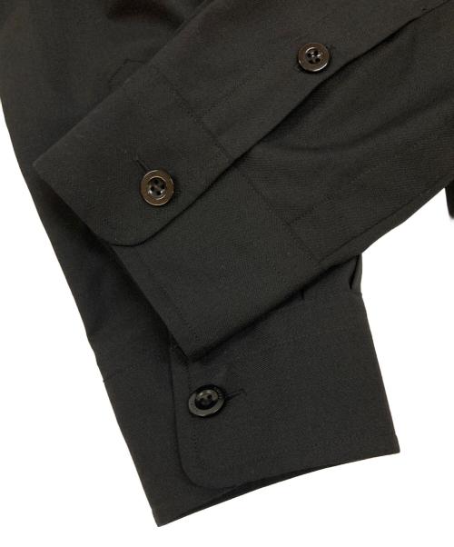 sacai（サカイ）sacai (サカイ) ブラックプリーツシャツ ブラック サイズ:2の古着・服飾アイテム