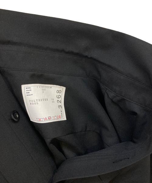 sacai（サカイ）sacai (サカイ) ブラックプリーツシャツ ブラック サイズ:2の古着・服飾アイテム