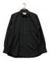 sacai（サカイ）の古着「ブラックプリーツシャツ」｜ブラック